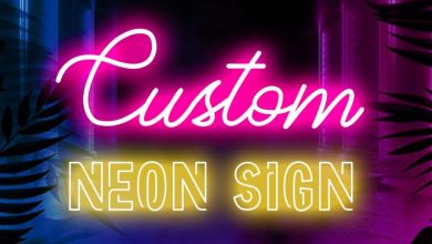 custom neon sign