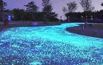 glow in the dark garden pebbles